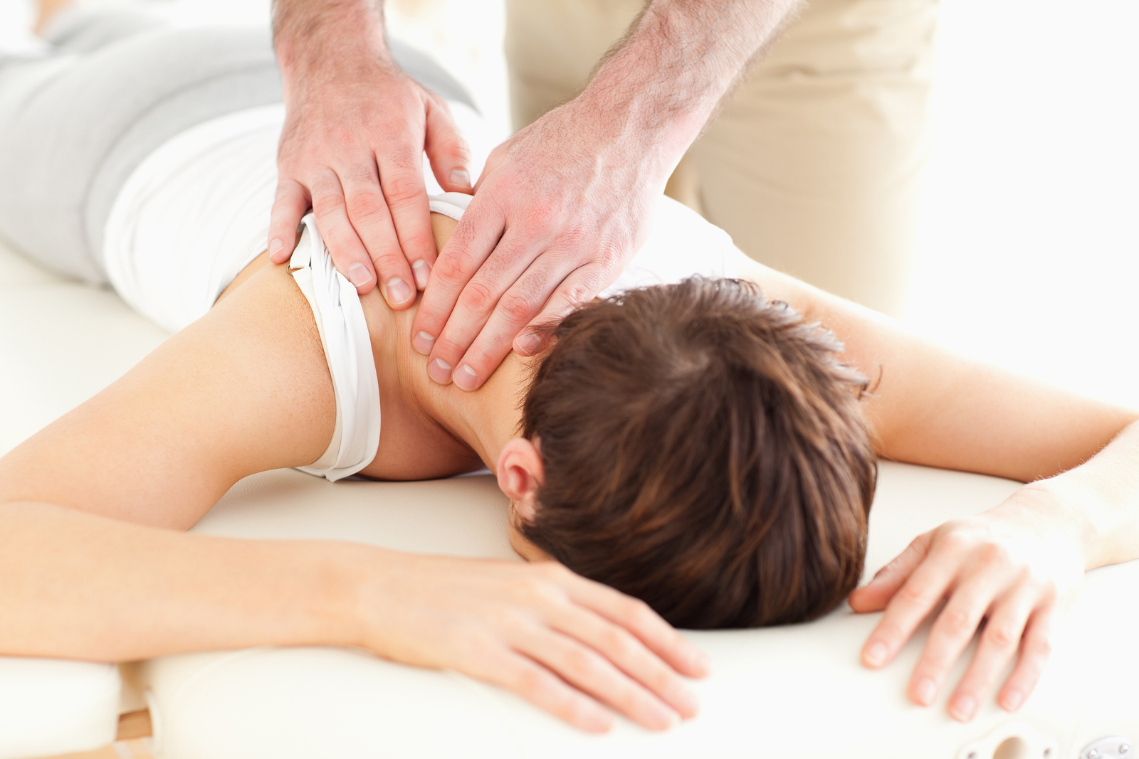 Woman getting Massage Therapy